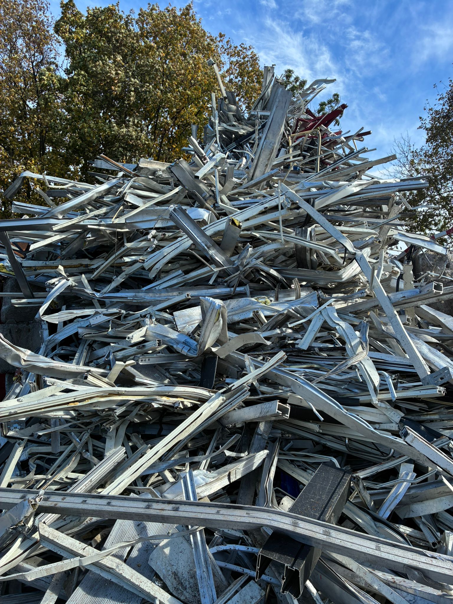 Brass scrap lots ready for export