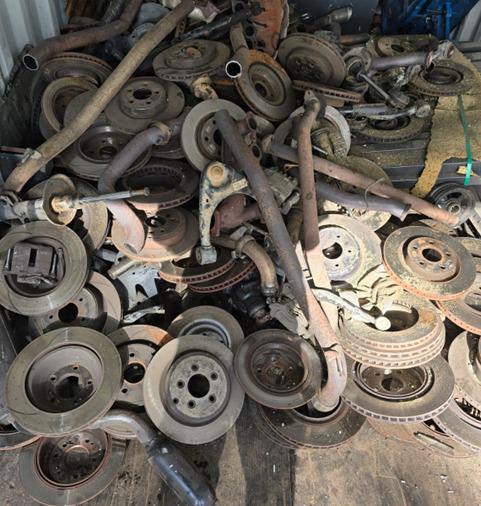 Steel scrap at our European source yard
